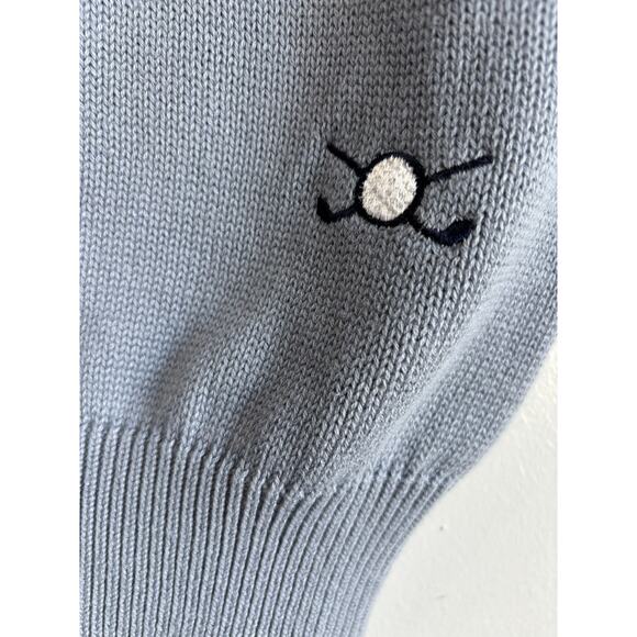 Vintage Hunt Club Golf Sweater Vest Cotton Mens size Medium Academia Grandpa - Picture 3 of 4